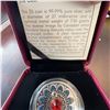 Image 3 : 2017 $3 Fine Silver Coin Zodiac Series: Taurus, Swarovski Crystal, Royal Canadian Mint