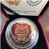 Image 2 : 2018 $25 Fine Silver Coin Dragon Boat Royal Canadian Mint, 36.15mm, 99.99% Silver