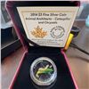 Image 1 : 2014 $3 Fine Silver Coin Animal Architects Caterpillar and Chrysalis RCM