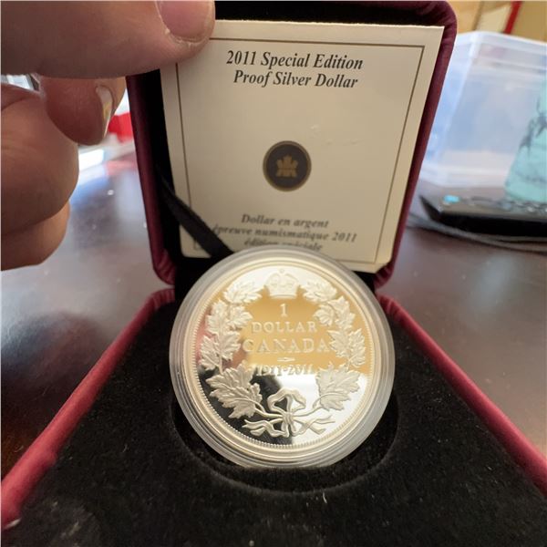 2011 Special Edition Proof Silver Dollar 1911-2011 King George V, .925 Silver, RCM, Box