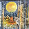 Image 1 : 2017 $30 Fine Silver Coins Animals in the Moonlight Cougar & Lynx Set, Royal Canadian Mint