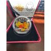 Image 2 : 2014 $20 Fine Silver Coin Majestic Maple Leaves With Colour, Royal Canadian Mint