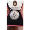 Image 2 : 2013 $10 Fine Silver Coin Year of the Snake 99.99% Silver Canada RCM Boxed
