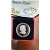 Image 4 : 2017 $20 Fine Silver Coin Nocturnal by Nature: The Barn Owl, 99.99% Pure Silver, 38mm