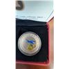 Image 2 : 2011 Canada 25-Cent Coloured Coin Barn Swallow Nickel-Plated Steel 35mm