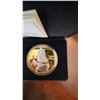Image 2 : 2019 $50 Fine Silver Coin My Inner Nature Arctic Fox Gold-Plated with Case