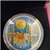 Image 2 : 2017 $30 Fine Silver Coin Animals in the Moonlight Lynx 99.99% Pure 62.67g 54mm