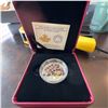 Image 1 : 2018 $20 Fine Silver Coin Queen Elizabeth II’s Maple Leaf Brooch Canada with Swarovski