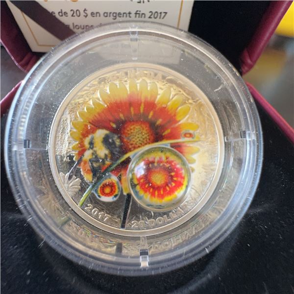2017 $20 Fine Silver Coin Mother Nature’s Magnification by Royal Canadian Mint