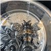 Image 4 : 2017 $20 Fine Silver Coin Bejeweled Bugs: Bee, 99.99% Pure, Box, COA