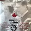 Image 5 : 2014 $25 Fine Silver Coin Royal Canadian Mint 75th Anniversary First Royal Visit