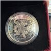 Image 1 : 2014 Canadian Silver Proof Dollar 75th Anniversary WWII Declaration RCM Boxed