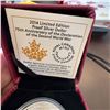 Image 3 : 2014 Canadian Silver Proof Dollar 75th Anniversary WWII Declaration RCM Boxed