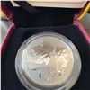 Image 2 : 2016 $10 Fine Silver Coin Canadian Maple Leaves 99.99% Pure, 34mm, 15.87g