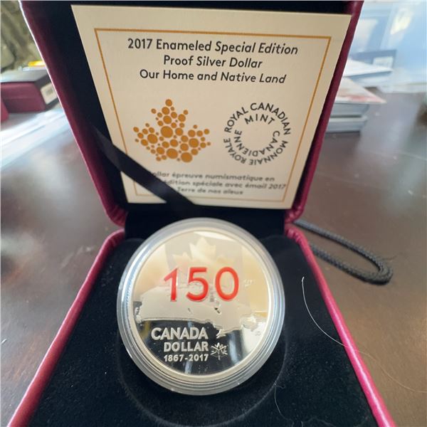 2017 Special Edition Enameled Silver Dollar & 2018 $10 Fine Silver Coin Set, RCM
