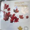 Image 1 : 2018 Royal Canadian Mint $10 Fine Silver Coin Maple Leaves with Packaging
