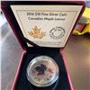Image 1 : 2016 $10 Fine Silver Coin Canadian Maple Leaves by Royal Canadian Mint