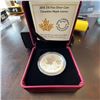 Image 1 : 2016 $10 Fine Silver Coin Canadian Maple Leaves Royal Canadian Mint in Case