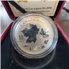 Image 2 : 2016 $10 Fine Silver Coin Canadian Maple Leaves with Case and Certificate