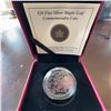 Image 1 : $20 Fine Silver Maple Leaf Commemorative Coin, .9999 Silver, Queen Elizabeth II