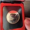 Image 2 : 1973 RCMP Centennial Canadian Silver Dollar in Case