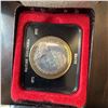 Image 4 : 1971 British Columbia Centennial Silver Dollar Coin, 50% Silver, 0.375 ozt, Rainbow Toning