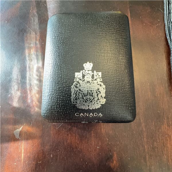 1971 Canada British Columbia Silver Dollar Coin with Case