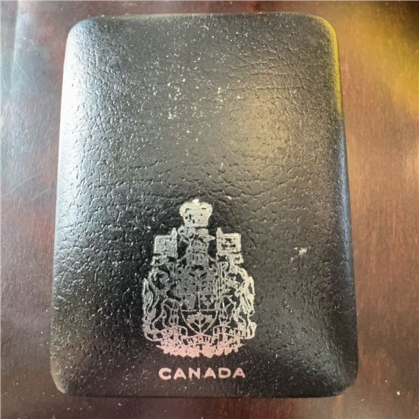 1976 Library of Parliament Centennial Silver Dollar Proof with Case Canada 1876-1976