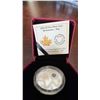 Image 1 : 2016 Royal Canadian Mint $5 Fine Silver Coin Birthstones May with Emerald Swarovski