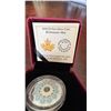 Image 1 : 2018 $5 Canadian Silver Birthstones Coin May Swarovski Crystal 27mm 7.96g