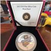 Image 1 : 2013 Royal Canadian Mint $10 Fine Silver Coin - Wood Duck, 99.99% Pure, 34mm