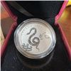 Image 1 : 2013 $10 Fine Silver Coin Year of the Snake, 99.99% Silver, 15.87g, 34mm RCM