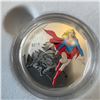 Image 1 : 2015 Supergirl $10 DC Comics 1/2 oz .9999 Silver Coin Colourized Proof