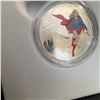 Image 3 : 2015 $10 Fine Silver Coin DC Comics Supergirl Royal Canadian Mint in Case