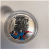 Image 3 : 2015 Royal Canadian Mint $10 Superman Gauntlet Combat 1/2 oz Silver Coin with Box