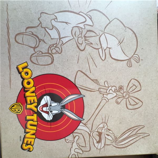 2015 Looney Tunes Silver $30 Coin 2oz Bugs Bunny vs Elmer Fudd, WB Box, 62.67g, Canada