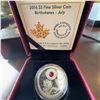 Image 1 : 2016 $5 Fine Silver Coin Royal Canadian Mint Birthstones July Dragon w/ Swarovski Ruby
