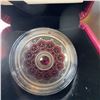 Image 2 : 2018 $5 Fine Silver Coin July Birthstone Royal Canadian Mint w/Swarovski Crystal