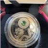 Image 2 : 2016 $5 Fine Silver Coin Royal Canadian Mint Birthstones August Dragon Peridot