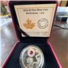 Image 1 : 2016 $5 Fine Silver Coin Royal Canadian Mint Birthstones July Ruby, 7.96g, Boxed