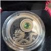 Image 2 : 2016 $5 Fine Silver Royal Canadian Mint Birthstones Coin - August Edition with Peridot