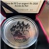Image 2 : 2020 $10 Fine Silver Coin Year of the Rat Royal Canadian Mint 99.99% Pure