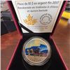 Image 1 : 2017 $10 Fine Silver Coin Dog Sledding Under Northern Lights Canada 99.99% Pure