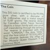 Image 3 : 2014 $10 Fine Silver O Canada - Bison Coin Royal Canadian Mint Box & COA