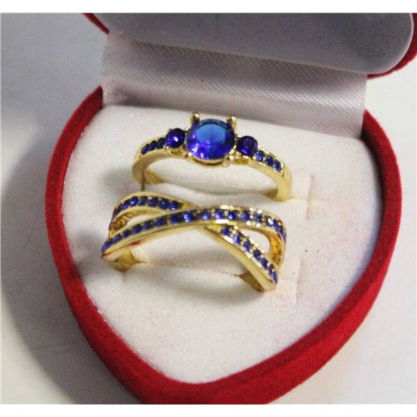 NEW 2PCS/SET RING SET SZ8