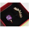 Image 1 : NEW 2PCS/SET RING SET SZ8