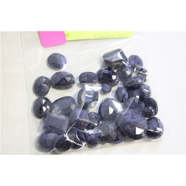 325CT MIXED LOT NATURAL BLUE SAPPHIRE