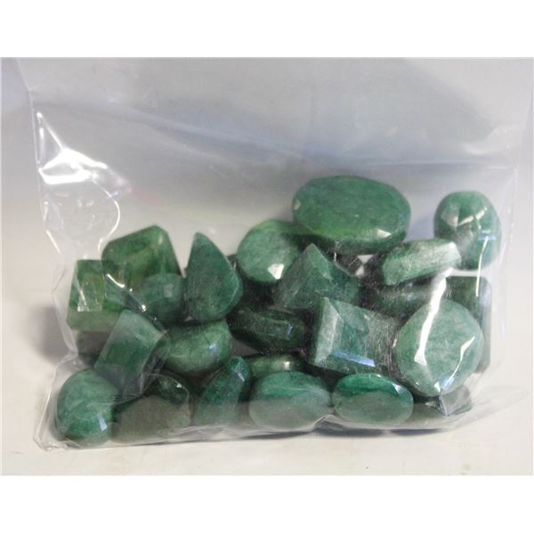 325CT MIXED LOT NATURAL GREEN EMERALD