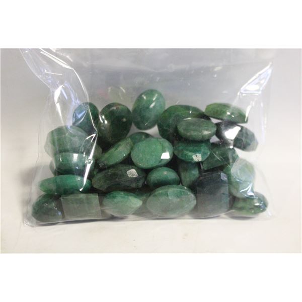 325CT MIXED LOT NATURAL GREEN EMERALD