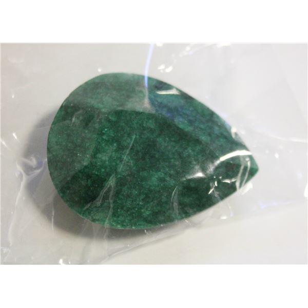 255CT NATURAL GREEN EMERALD GEMSTONE
